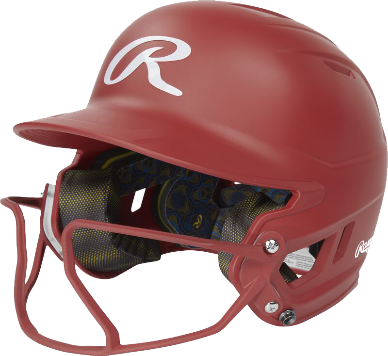 Schlaghelm Rawlings MACH HI-VIZ MIT ANGESCHLOSSENEM VIZSBFG (6 7/8" - 7 5/8") SENIOR