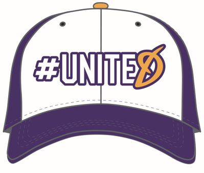 Disciples-Cap #uniteD: the Fresh One - Kopfumfang 55 cm -  White & Purple-Copy