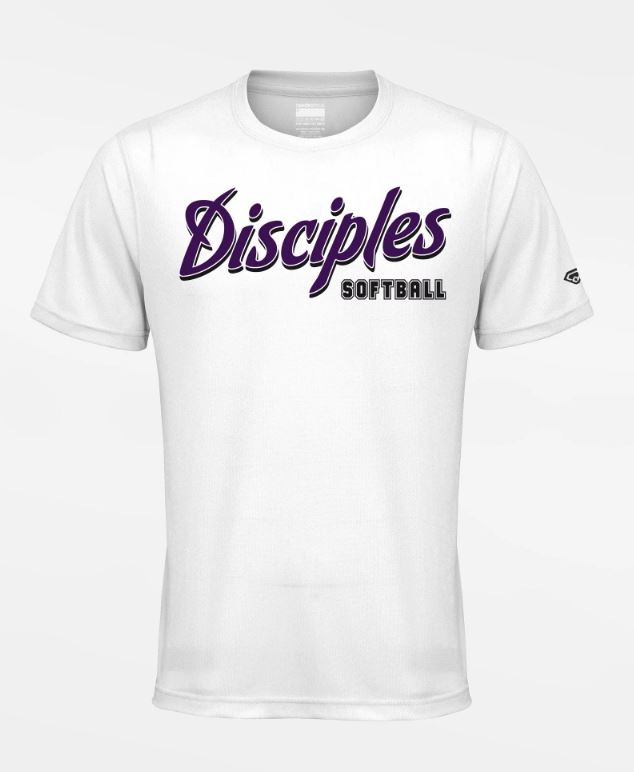 BASIC FUNCTIONAL T-SHIRT "München Haar Disciples", WEISS